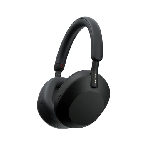 Sony Wh-1000Xm5 The Best Wireless Noise Canceling Headphones, Made Of Soft Fit Synthetic Leather, Integrated Processor V1, With 4 Beamforming Microphones, Up To 30-Hour Battery Life, Black