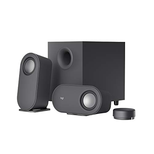 Logitech Z407 Bluetooth Computer Speakers With Subwoofer And Wireless Control, Immersive Sound, Premium Audio With Multiple Inputs, Usb Speakers, Black