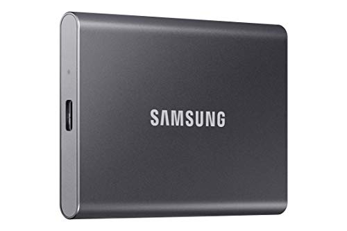 Samsung T7 Portable Ssd, 1Tb External Solid State Drive, Speeds Up To 1,050Mb/S, Usb 3.2 Gen 2, Reliable Storage For Gaming, Students, Professionals, Mu-Pc1T0T/Am, Gray