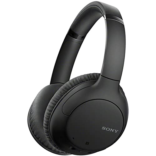 Sony Noise Cancelling Headphones Whch710N: Wireless Bluetooth Over The Ear Headset With Mic For Phone-Call, Black