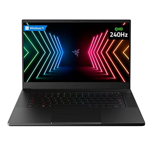 Razer Blade 15 Gaming Laptop: Nvidia Geforce Rtx 3070-11Th Gen Intel 8-Core I7 Cpu - 15.6” Qhd 240Hz - 16Gb Ram - 1Tb Ssd - Windows 11 - Cnc Aluminum - Chroma Rgb - Thx Spatial Audio