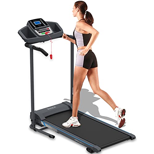 Serenelife Cinta De Correr, Plegable, De Andar, Caminadora, Electrica, Treadmill, Ajuste De Inclinacion 3 Niveles, Bluetooth, App, Para Caminar, Correr, Gym, Lcd, Color Negro