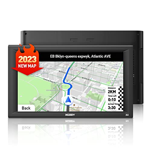 9Inch Truck Gps Big Touchscreen Trucking Gps Xgody Gps Navigation For Car Navigation 8Gb Rom Sat Nav System Navigator Driving Alarm Lifetime Map Updates Truck Gps Navigation System For Trucks