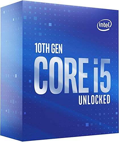 Intel Core I5-10600K Desktop Processor 6 Cores Up To 4.8 Ghz Unlocked Lga1200 (Intel 400 Series Chipset) 125W