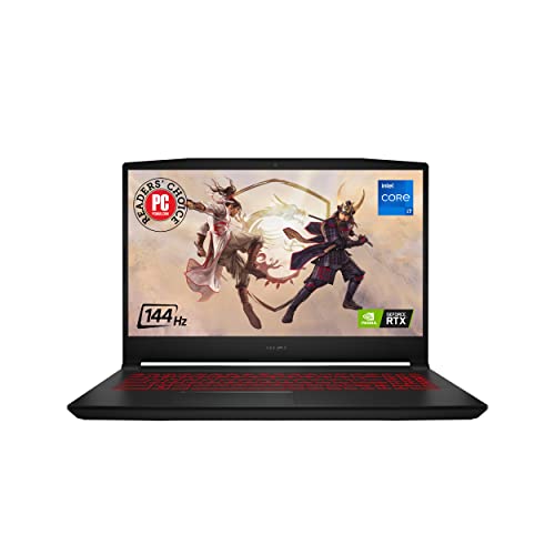 Msi Katana Gf66 15.6' 144Hz Fhd Gaming Laptop: Intel Core I7-12650H Rtx 3050 Ti 16Gb 512Gb Nvme Ssd, Type-C Usb 3.2 Gen 1, High-Resolution Audio, Cooler Boost 5, Win11 Home: Black 12Ud-436