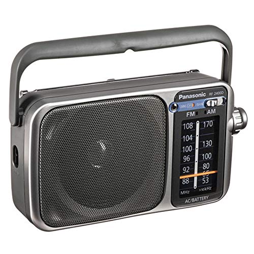 Panasonic Rf-2400D Am/Fm Radio, Silver/Grey