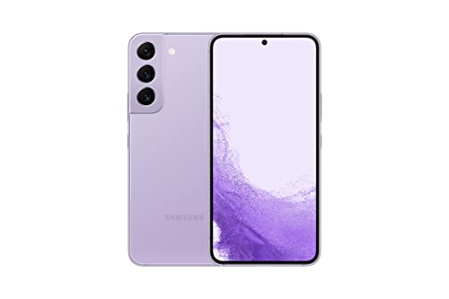 Samsung Galaxy S22 Cell Phone, Factory Unlocked Android Smartphone, 128Gb, 8K Camera &Amp; Video, Night Mode, Brightest Display Screen, 50Mp Photo Resolution, Long Battery Life, Us Version, Bora Purple