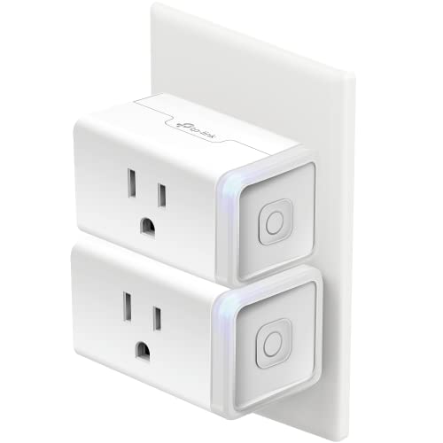 Kasa Smart Plug Hs103P2, Smart Home Wi-Fi Outlet Works With Alexa, Echo, Google Home &Amp; Ifttt, No Hub Required, Remote Control,15 Amp,Ul Certified, 2-Pack White