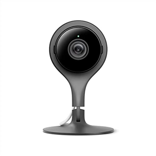 Google Nest Cam Indoor - 1St Generation - Wired Indoor Camera - Control With Your Phone And Get Mobile Alerts - Surveillance Camera With 24/7 Live Video And Night Vision