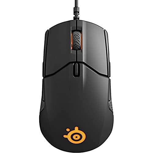 Steelseries Sensei 310 Gaming Mouse - 12,000 Cpi Truemove3 Optical Sensor - Ambidextrous Design - Split-Trigger Buttons - Rgb Lighting, Black