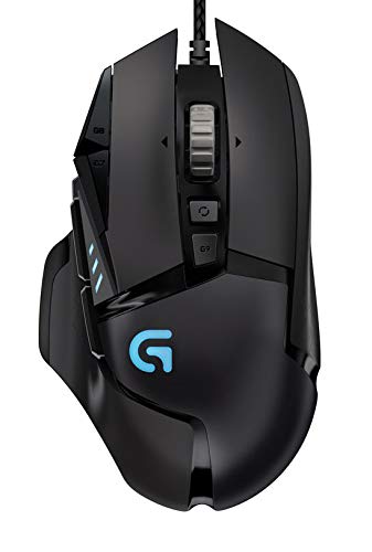 Logitech G502 Proteus Spectrum Rgb Tunable Gaming Mouse, 12,000 Dpi On-The-Fly Dpi Shifting, Personalized Weight And Balance Tuning With (5) 3.6G Weights, 11 Programmable Buttons