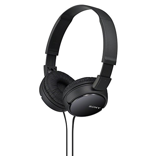 Sony Zx Series Wired On-Ear Headphones, Black Mdr-Zx110