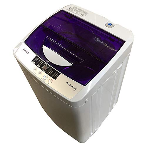 Panda Full-Automatic Portable Machine, 1.34 Cu.ft,10Lbs Capacity, Light Gray, Pan56Mgp3, 10 Wash Programs, Compact Top Load Cloth Washer