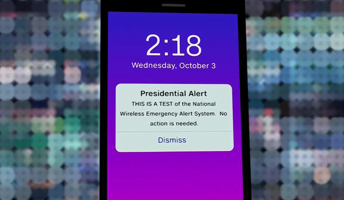 presidential alert message