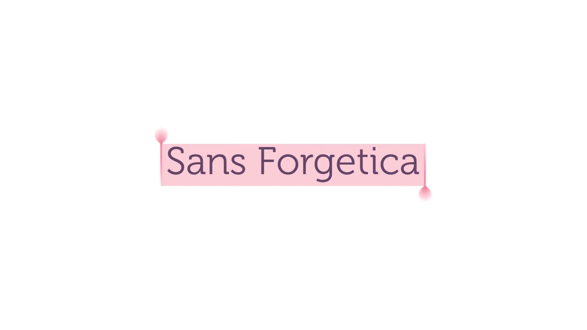 Sans forgetica