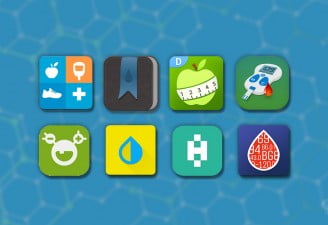 image contains best diabetes tracker apps icons by techengage