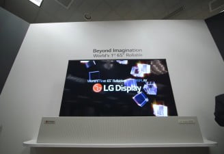 LG rollable TV, CES 2018