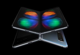 A promotional picture of Samsung Galaxy Fold