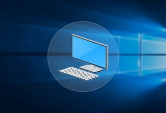 A design of Windows 10 This PC icon