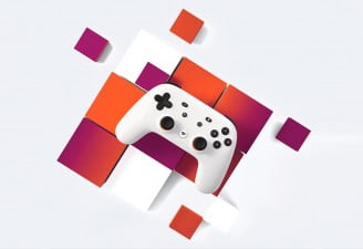 An image of Google Stadia controller