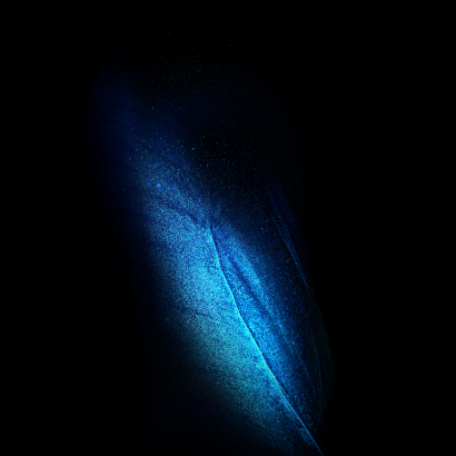 Blue Galaxy Fold Wallpaper