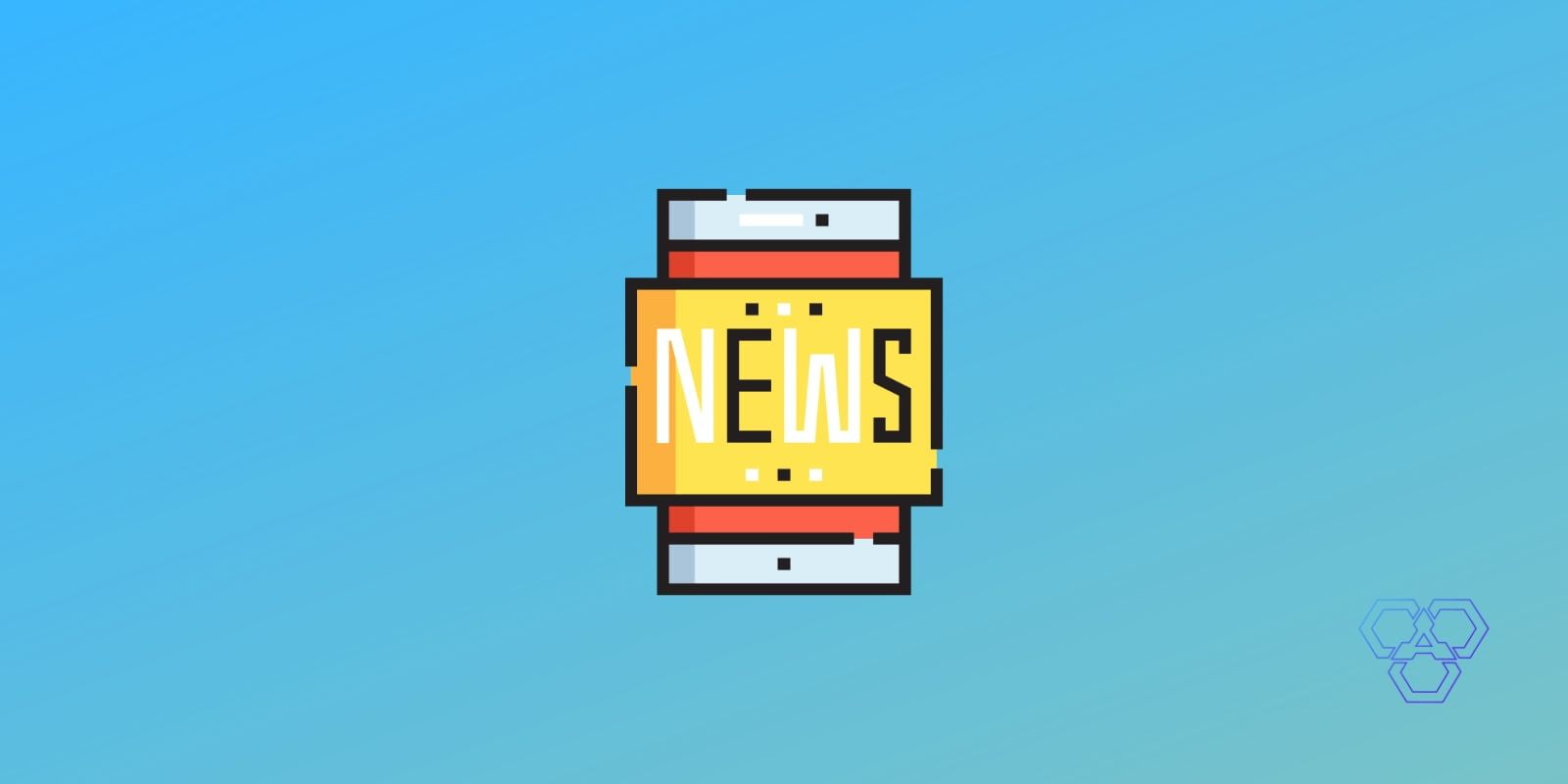 A featured image design for best tech news app