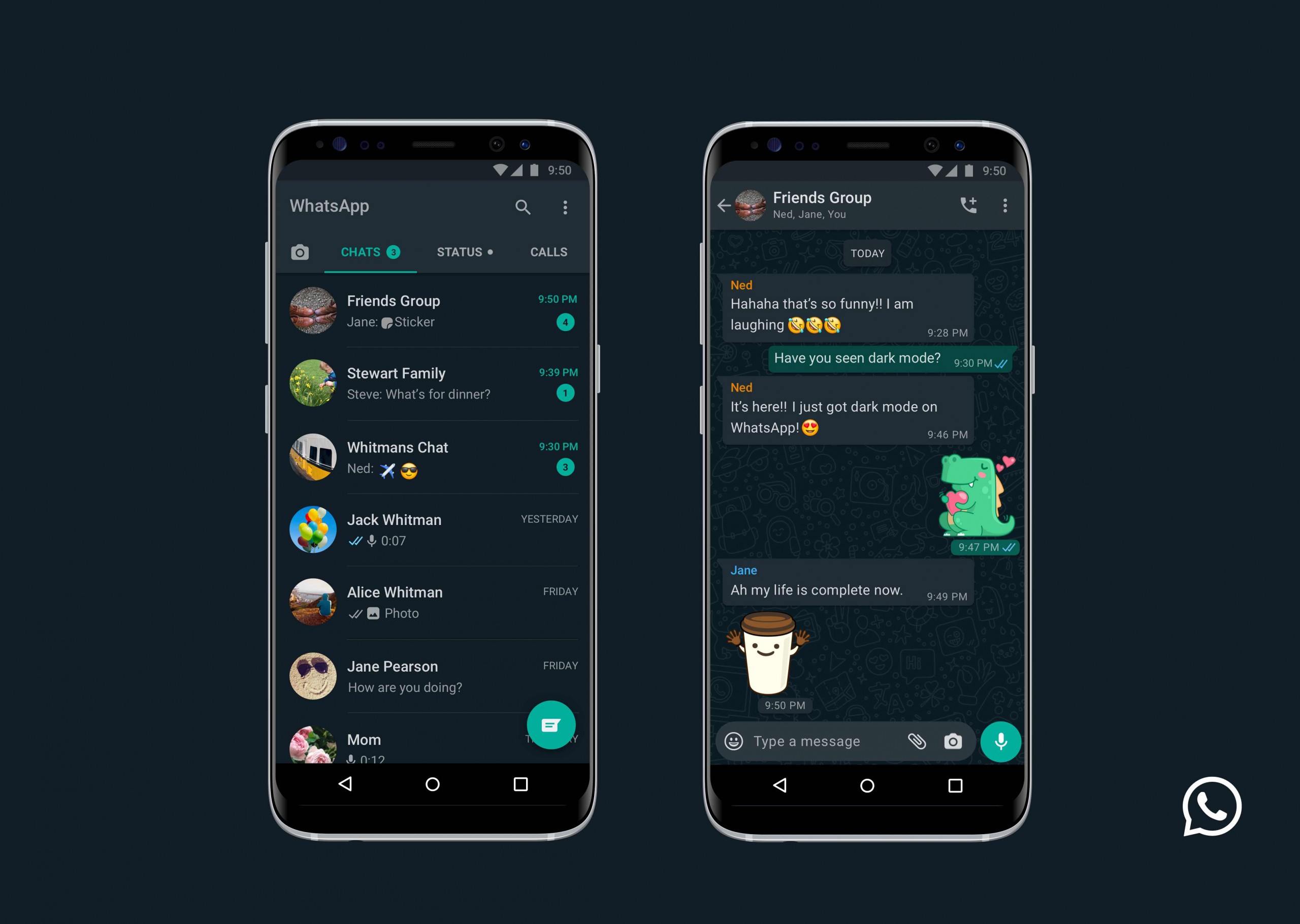 Whatsapp Finally Gets Dark Mode On Android And Ios