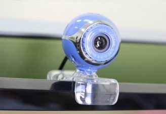 Webcam into a security camera