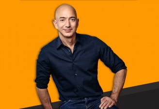 An Image of Jeff Bezos who steps down