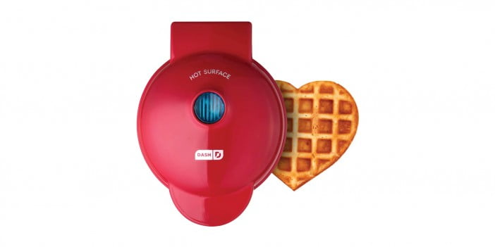 An Image Of Heart-Shaped-Waffle-Maker