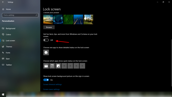 Screenshot Of Mark Off The Fun, Facts Check Button On Windows 10