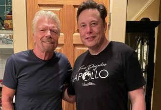 Richard Branson and Elon Musk from Instagram post