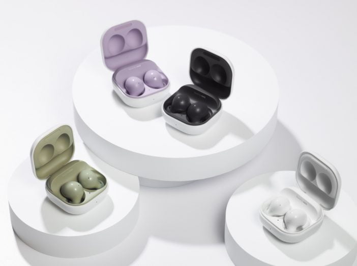 The Galaxy Buds 2 In Four Different Colors