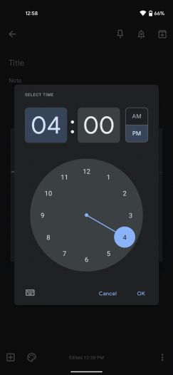 Screenshot Of New Android Time Picker 1