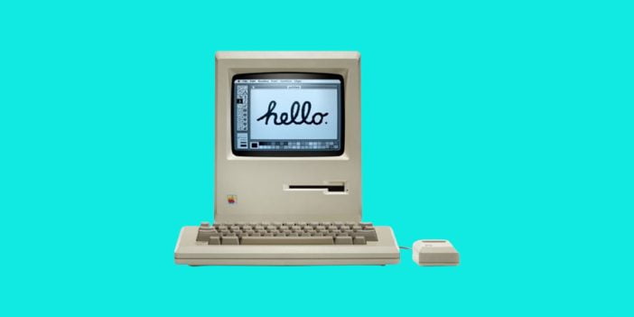 An Image Of Apple Macintosh Computer