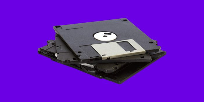 An Image Of Floppy Disk