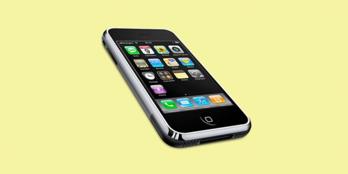 An Image Of Iphone First Gen From 2007