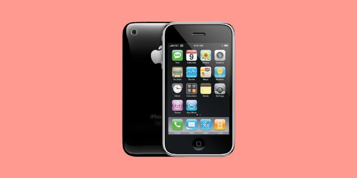 User Interface On Iphone Os Or Ios From 2007'S Iphone First Generation