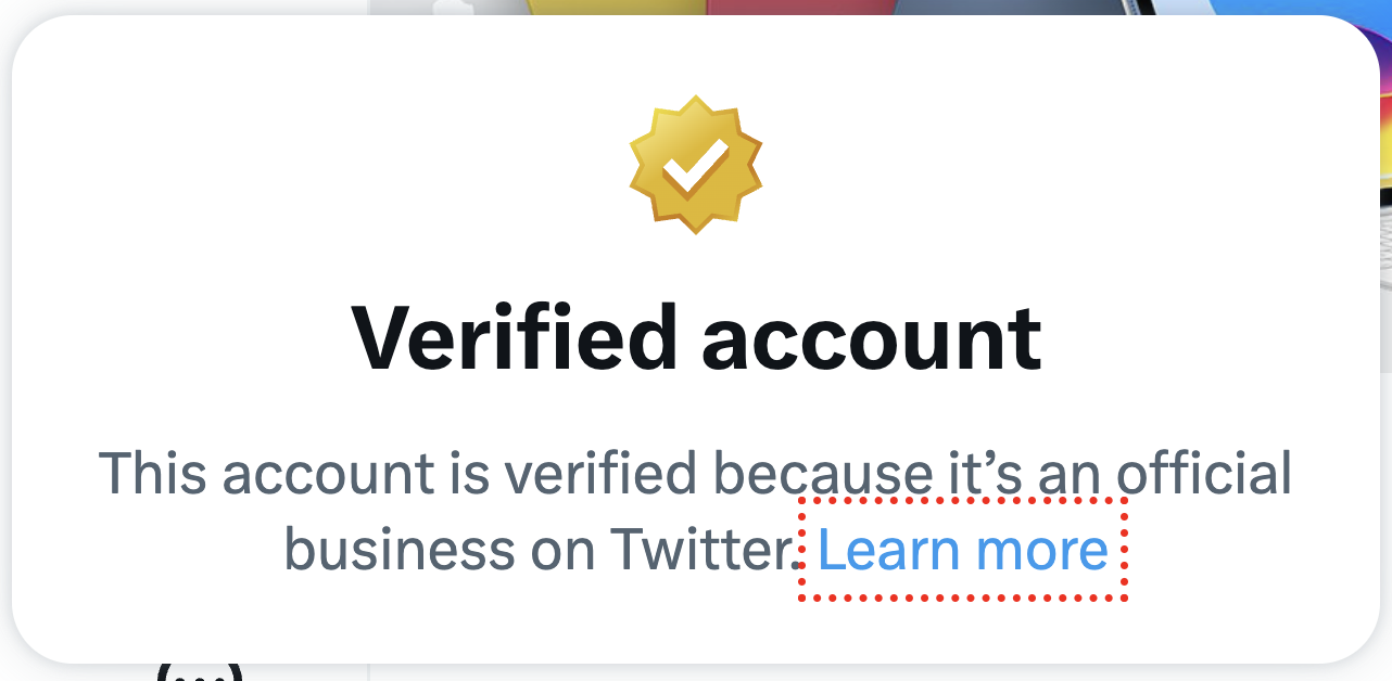 Twitter Blue'S Gold Verified Badge